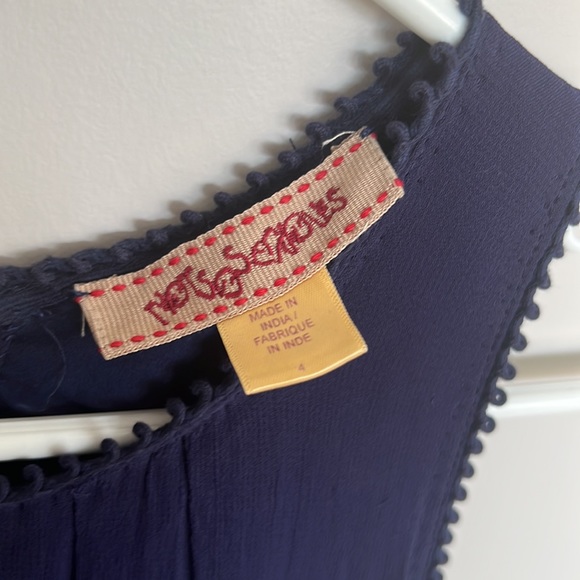 Anthropologie sleeveless dress with embroidery and beading - Picture 5 of 6